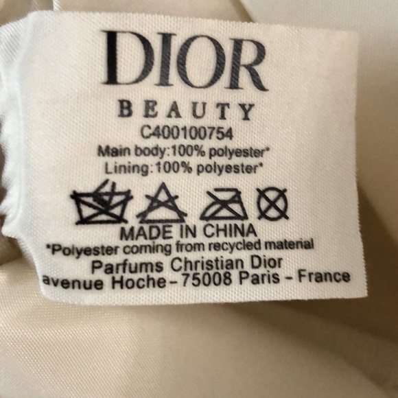 DIOR Beauty Makeup Bag Pouch Floral Flat Medium Authentic Luxury Gift - Picture 11 of 13